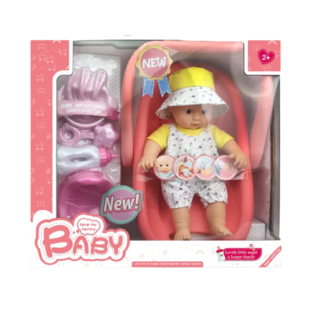 Baby Doll with Bathtub &amp; Accessories (2Y+) by Farmacias Savia