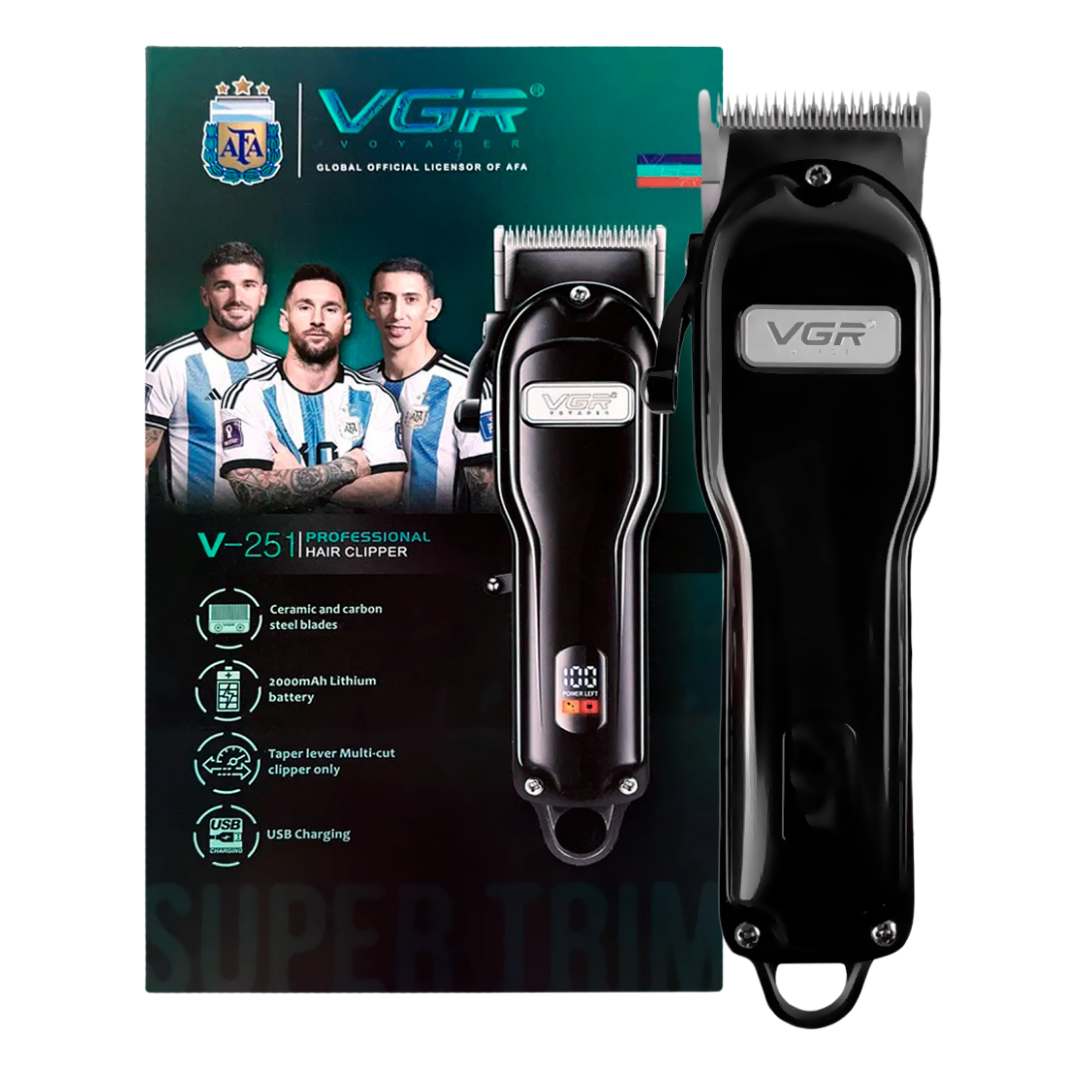 VGR V-251 Professional Cordless Hair Clipper for Men by Farmacias Savia