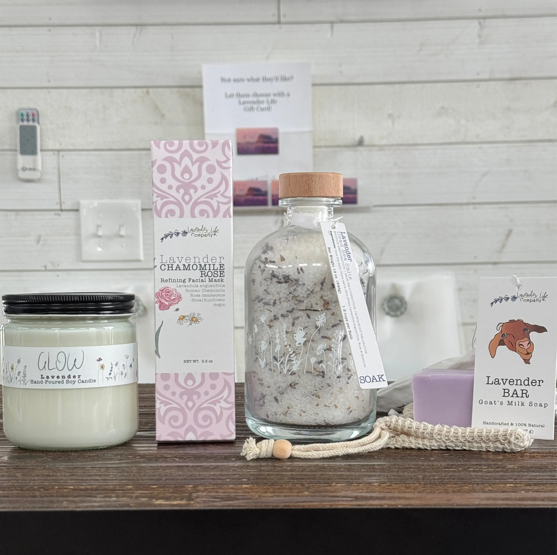 Bath and Relax — Lavender Spa Gift Set by Lavender Life Company