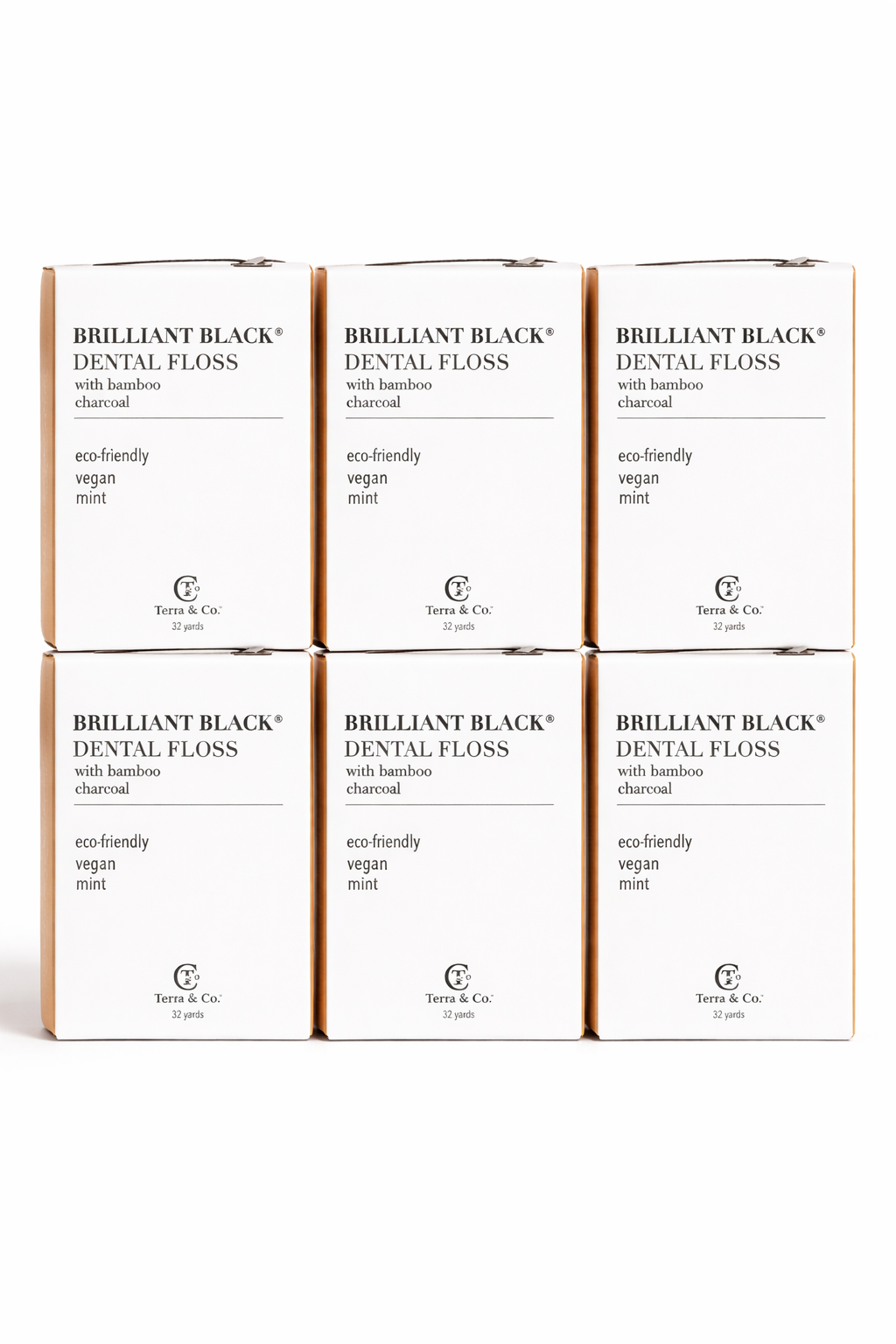 Brilliant Black® Floss – Whitens Between Teeth Naturally by Terra &amp; Co.