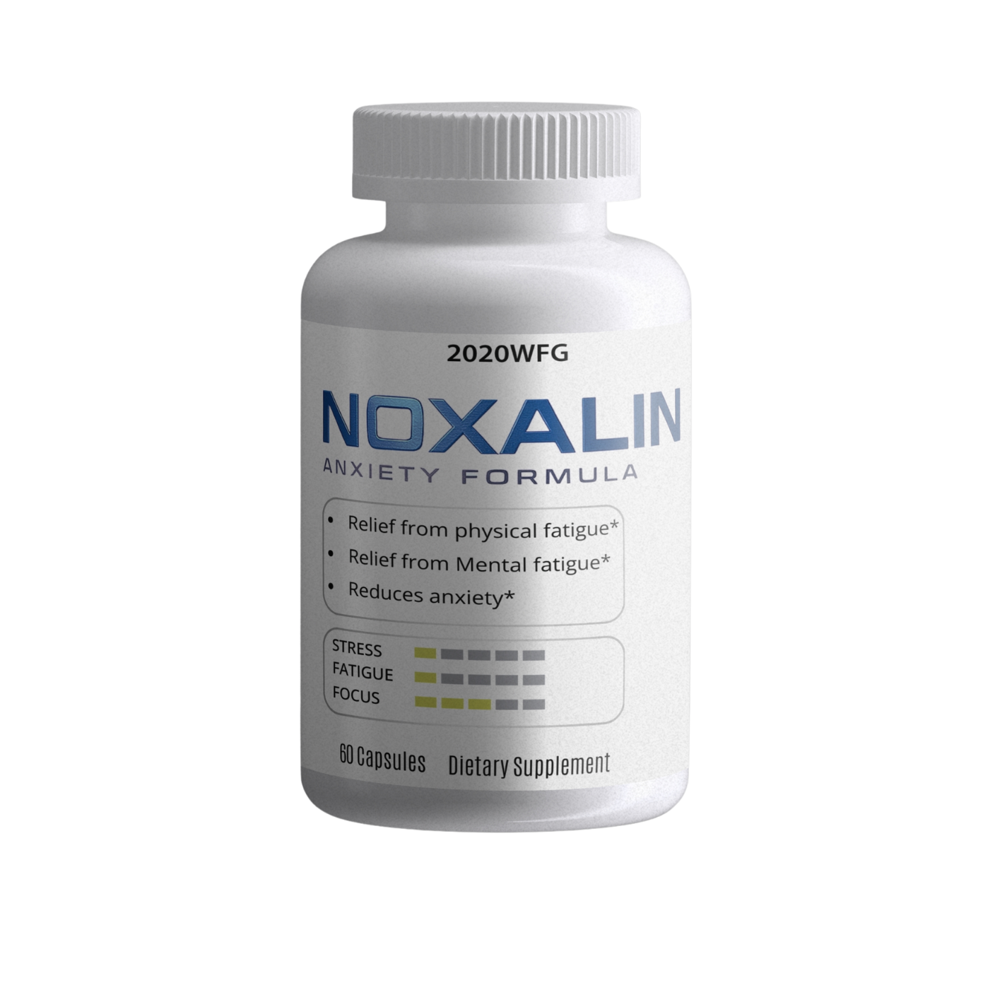 NOXALIN: Stress &amp; Cognitive Support | 60 Capsules – L-Theanine, GABA &amp; B-Complex for Calm Mental Clarity by 2020WFG