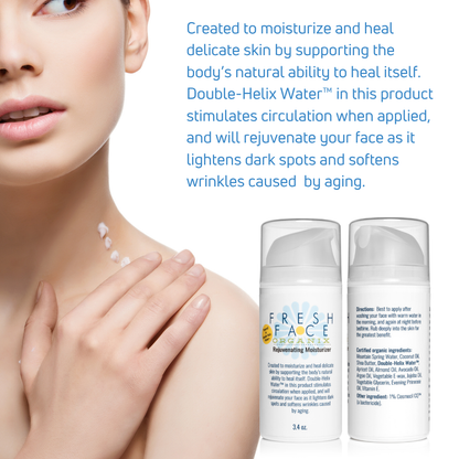 42 - Fresh Face Organix Rejuvenating Facial Moisturizer by COLEHERBALS LLC