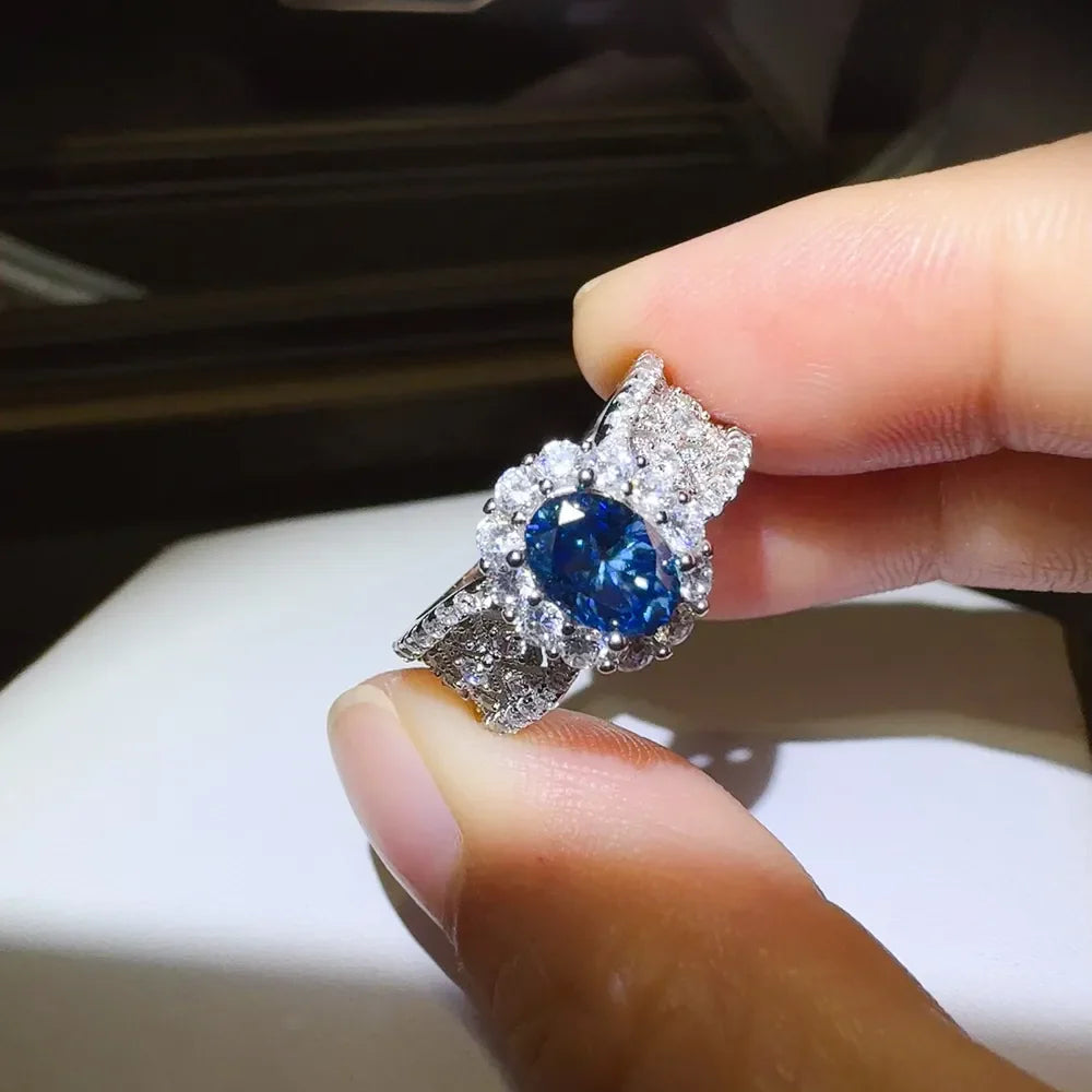 1 Carat Sparkala™ Zircon 925 Sterling Silver Ring by Sparkala