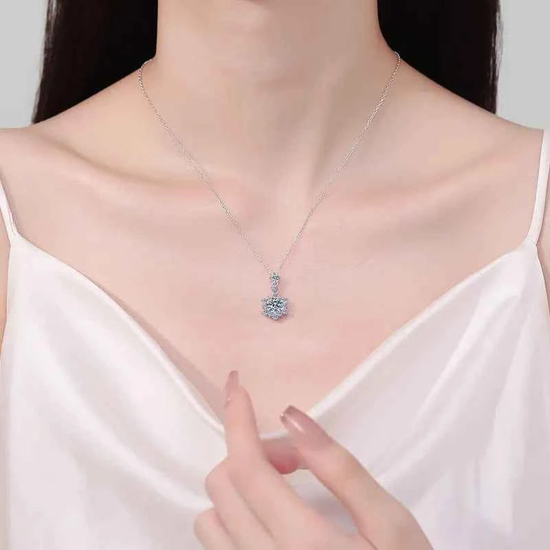 1 Carat Sparkala™ Zircon 925 Sterling Silver Necklace by Sparkala