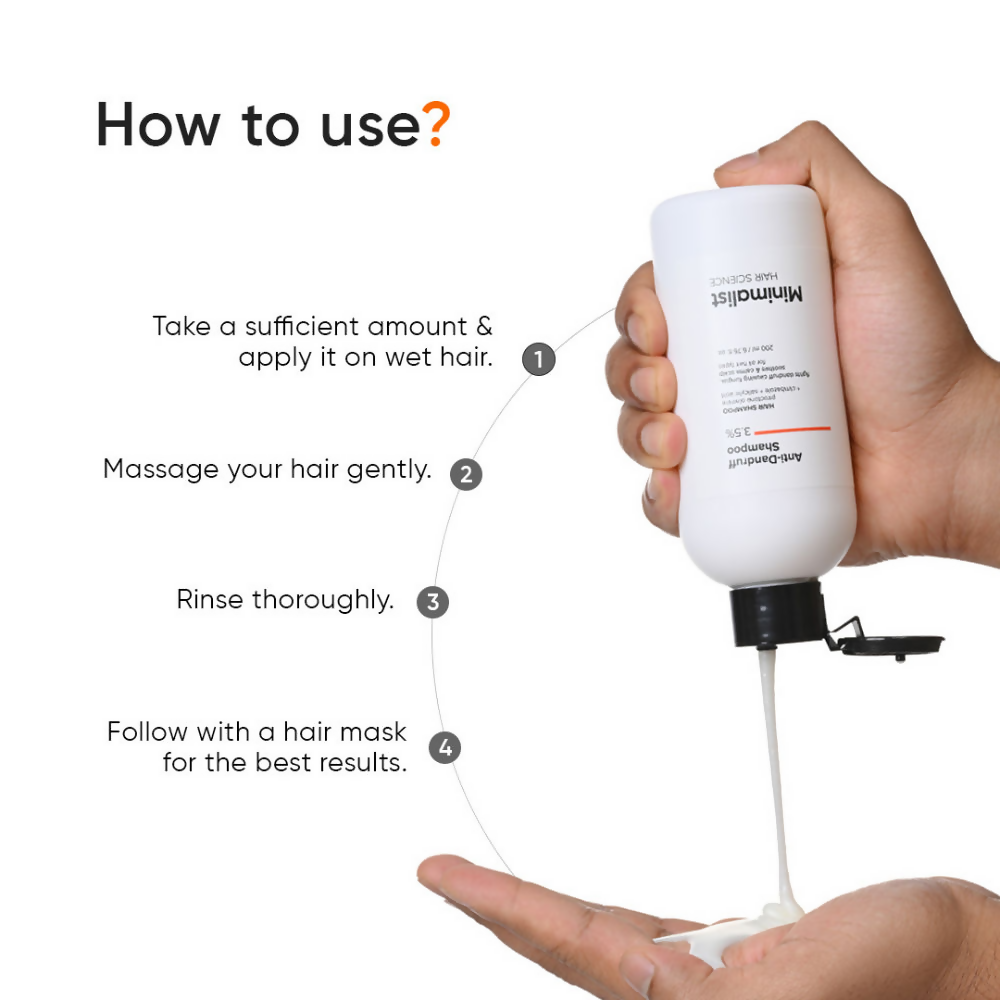 Minimalist Anti-Dandruff Shampoo 3.5% Salicylic Acid by Dista