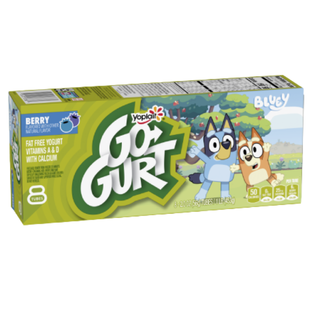 Go-GURT Blueberry Yogurt Tubes (2oz, 8 Pack) by Farmacias Savia
