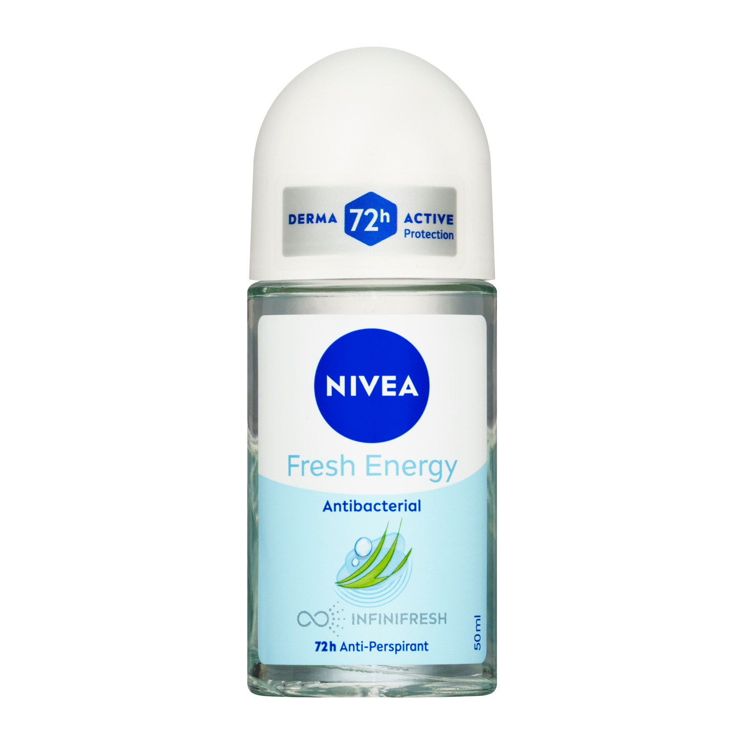 NIVEA Fresh Energy 72h Anti-Perspirant Roll-On 50ml – Antibacterial &amp; Lemongrass Extract by Pasteur Pharmacy