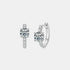 2.36 Carat Sparkala™ Zircon 925 Sterling Silver Hoop Earrings by Sparkala