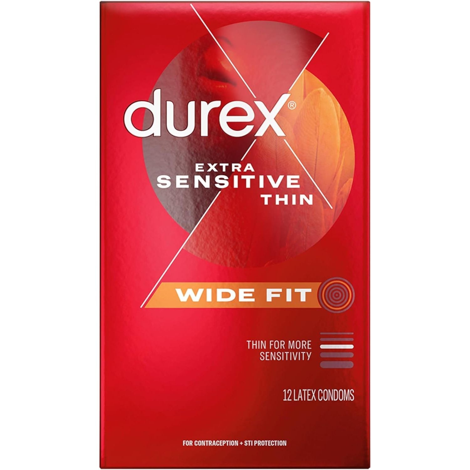 Durex Extra Sensitive Condoms Ultra Thin Premium Latex 12 Count by Pasteur Pharmacy