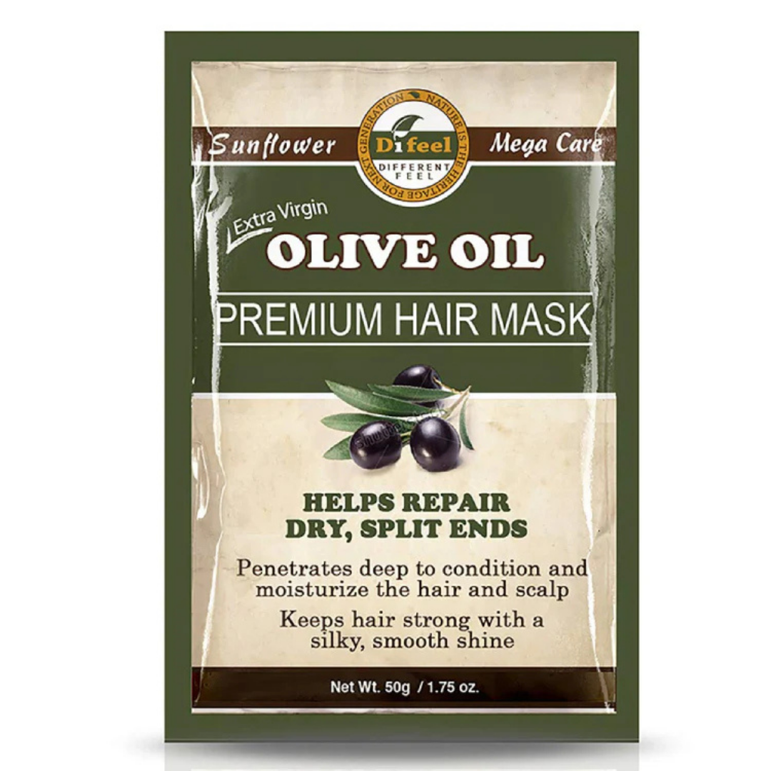 Difeel Olive Oil Premium Hair Mask (1.75oz) by Farmacias Savia