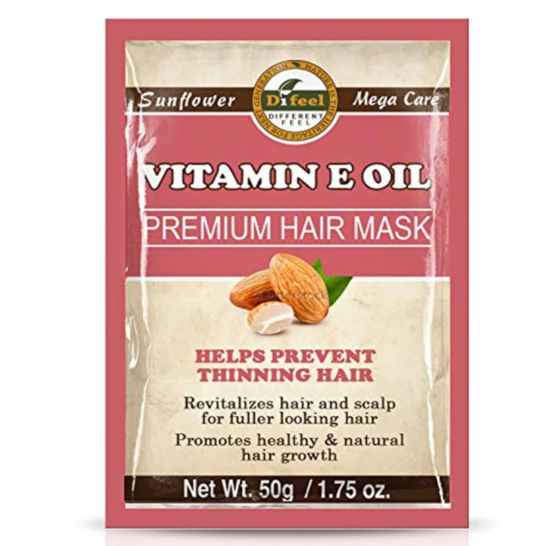 Difeel Vitamin E Oil Premium Hair Mask (1.75oz) by Farmacias Savia