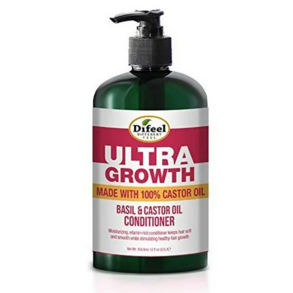 Difeel Ultra Growth Basil &amp; Castor Oil Conditioner (12 oz) by Farmacias Savia