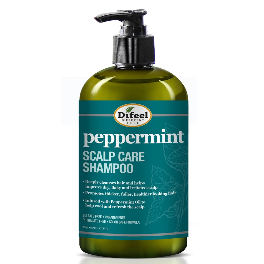 Difeel Peppermint Scalp Care Shampoo (12oz) by Farmacias Savia
