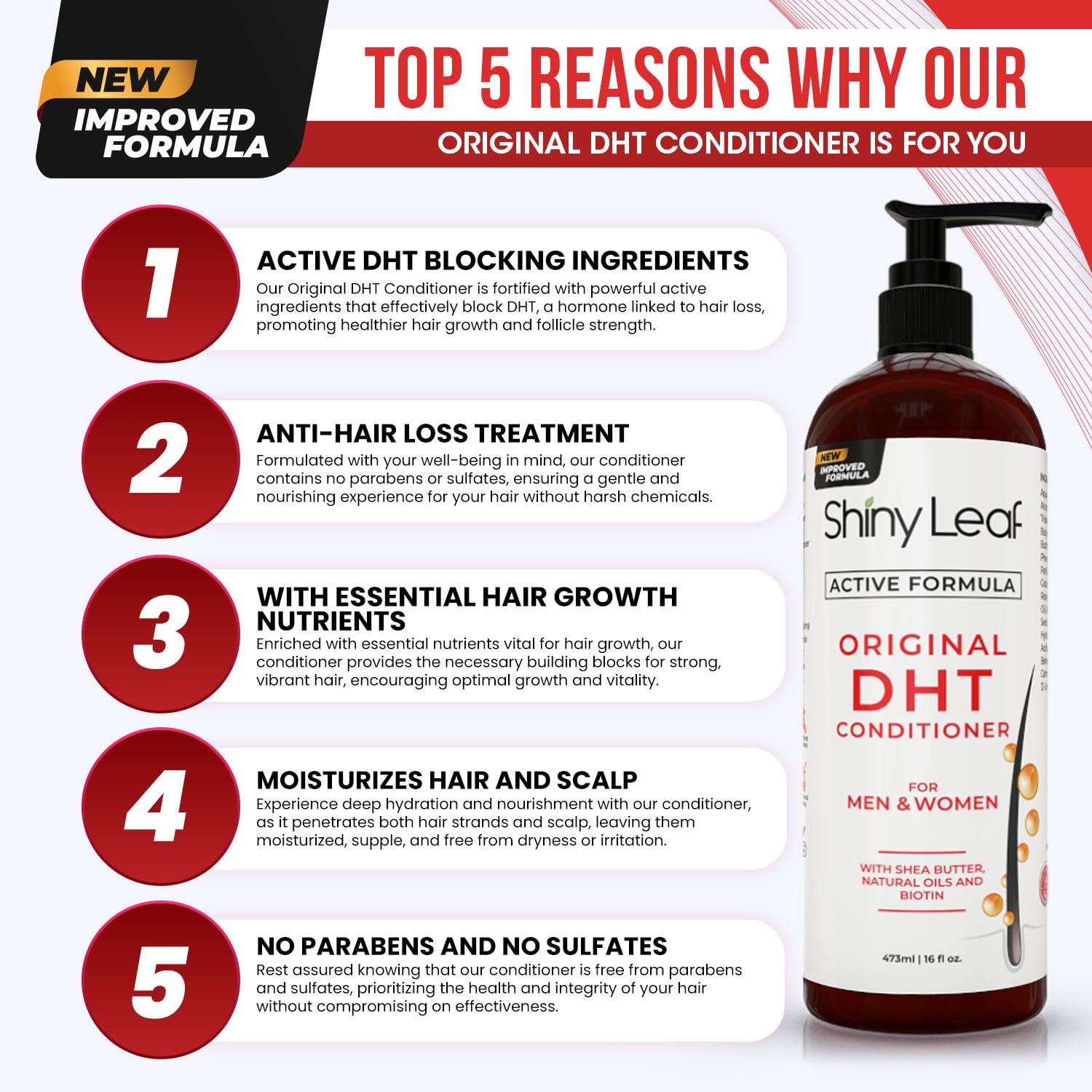 DHT Pro Conditioner and DHT Original Conditioner Bundle by Shiny Leaf