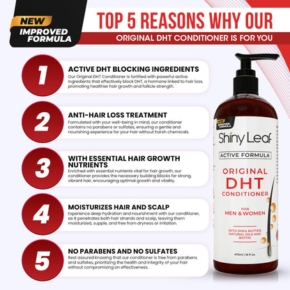 DHT Pro Conditioner and DHT Original Conditioner Bundle by Shiny Leaf