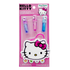 Hello Kitty Flavored Lip Gloss Set with Coin Pouch (3 Pack) by Farmacias Savia
