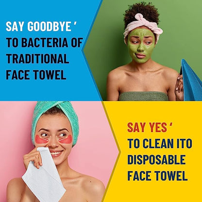 ITO Disposable Face Towel - 100% Cotton by AsiaBeautyMall