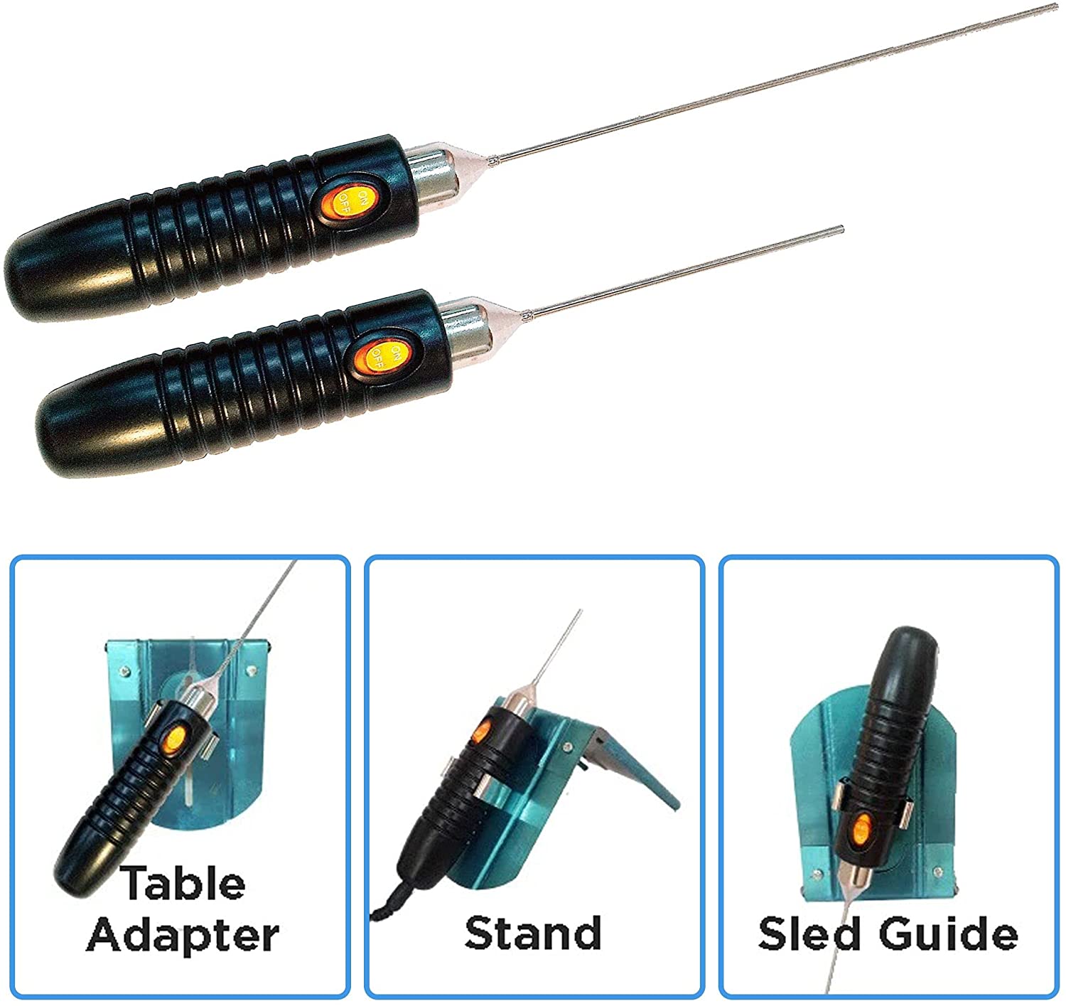 Crafters Hot Knife Set – 6″ &amp; 9″ Rod Style Foam Cutting Tools with Sled Guide &amp; Stand by HOLOCUREN - Official Website