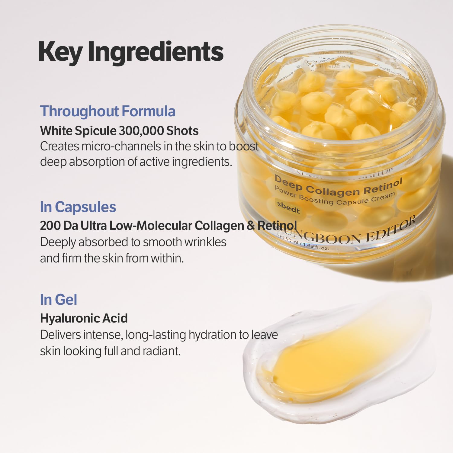 Sungboon Editor Deep Collagen Retinal Power Boosting Capsule Cream by AsiaBeautyMall
