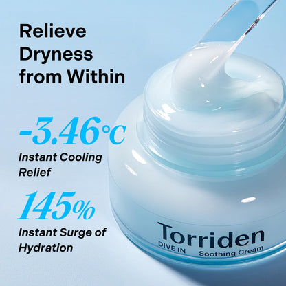 Torriden Dive In Low Molecular Hyaluronic Acid Soothing Cream by AsiaBeautyMall