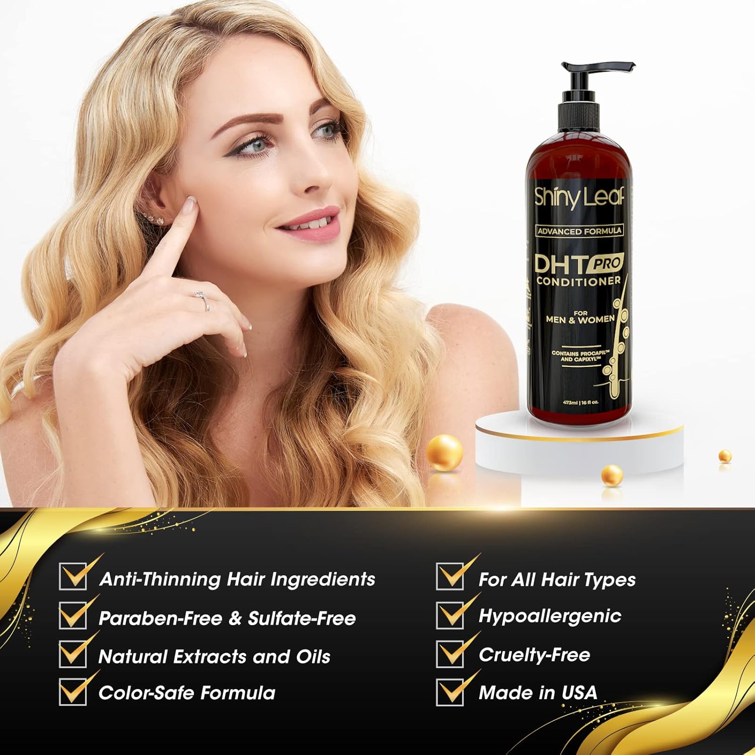 DHT Pro Conditioner and DHT Original Conditioner Bundle by Shiny Leaf