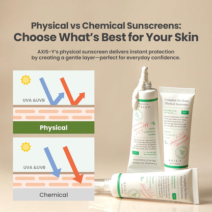 AXIS-Y Complete No-Stress Physical Sunscreen SPF50+ PA++++ by AsiaBeautyMall