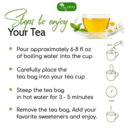 Premium 40 Thyme Leaf Tea Bags, 100% Natural &amp; Pure, Loose Leaf Herbal Tea. by FreshDrinkUS - Natural and Premium Herbal Tea