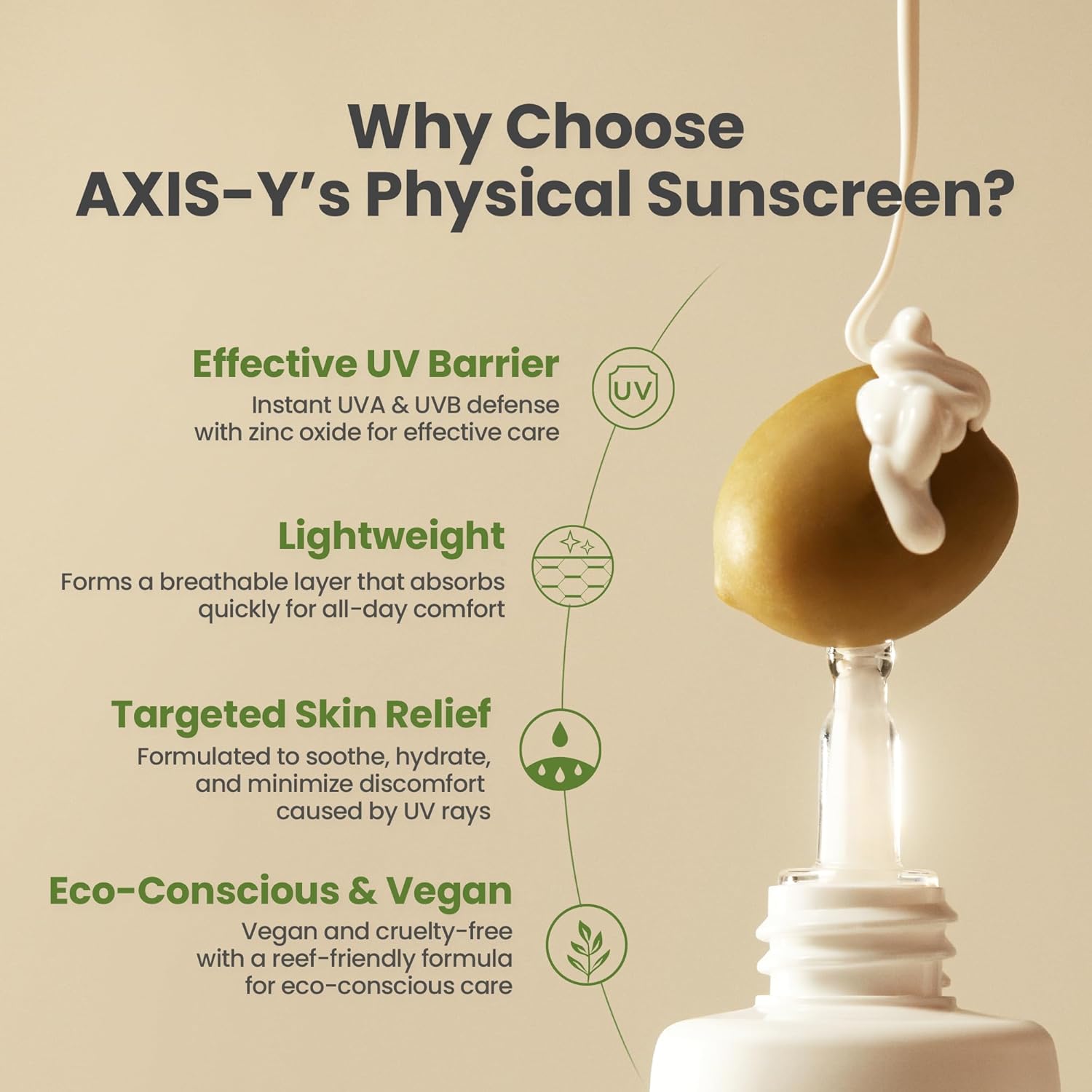 AXIS-Y Complete No-Stress Physical Sunscreen SPF50+ PA++++ by AsiaBeautyMall