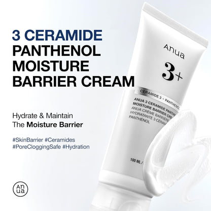 ANUA 3+ Ceramide Panthenol Moisture Barrier Cream by AsiaBeautyMall