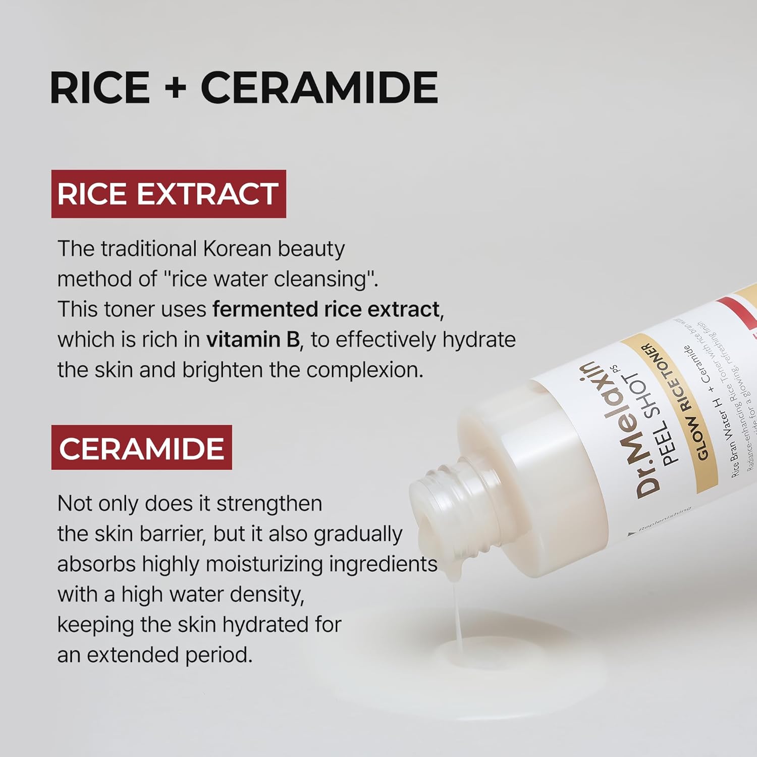 Dr. Melaxin Peel Shot Glow White Rice Toner by AsiaBeautyMall
