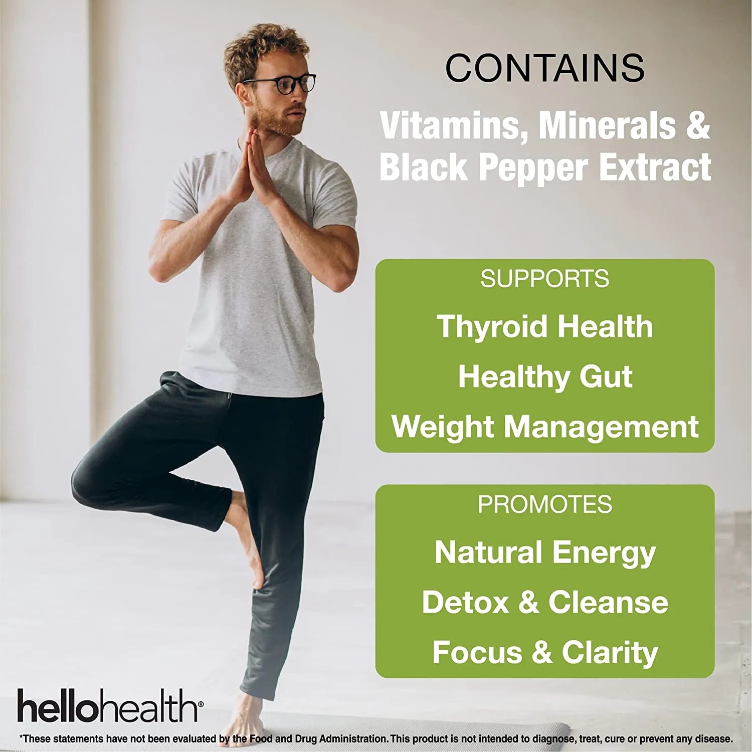Organic Irish Sea Moss, Organic Bladderwrack, Organic Burdock &amp; Bioperine capsules by hellohealth