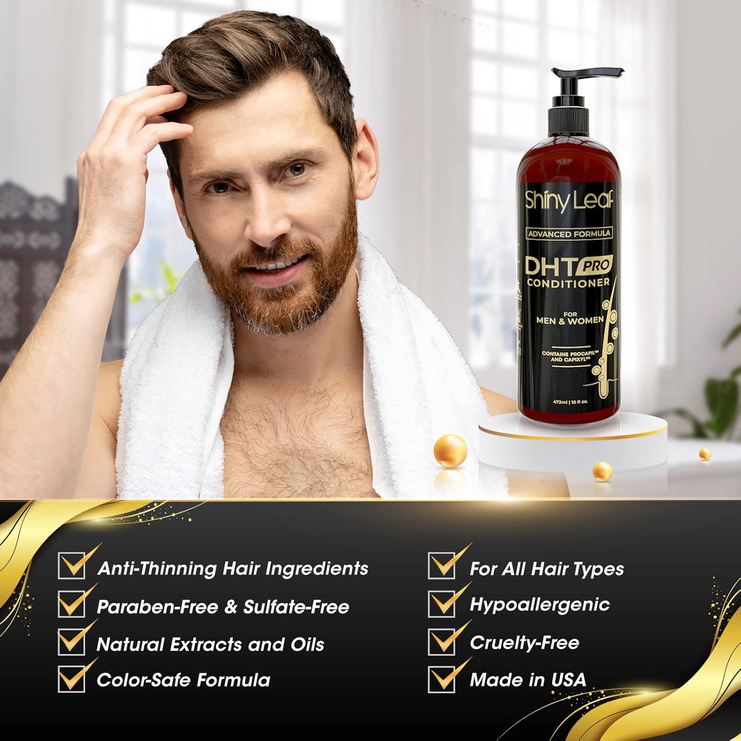 DHT Pro Conditioner and DHT Original Conditioner Bundle by Shiny Leaf