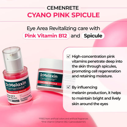 Dr. Melaxin Cemenrete Cyano Pink Spicule Serum by AsiaBeautyMall