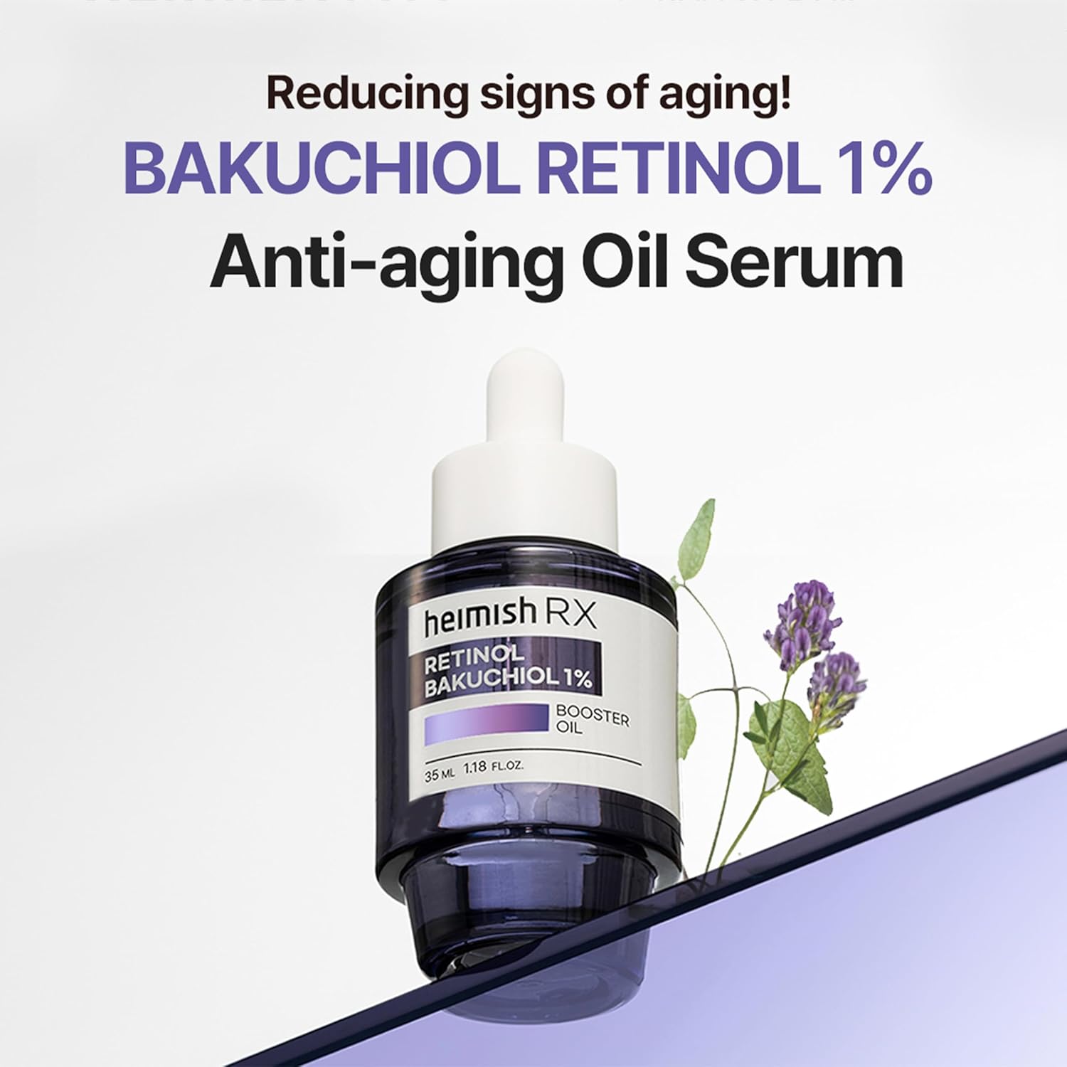Heimish RX Retinol Bakuchiol 1% Booster Oil by AsiaBeautyMall