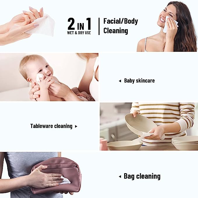 ITO Disposable Face Towel - 100% Cotton by AsiaBeautyMall