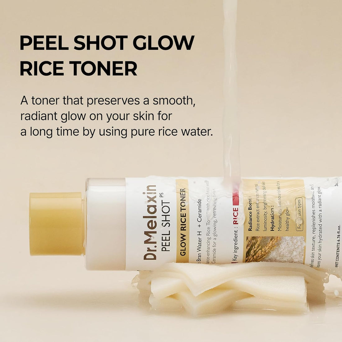 Dr. Melaxin Peel Shot Glow White Rice Toner by AsiaBeautyMall