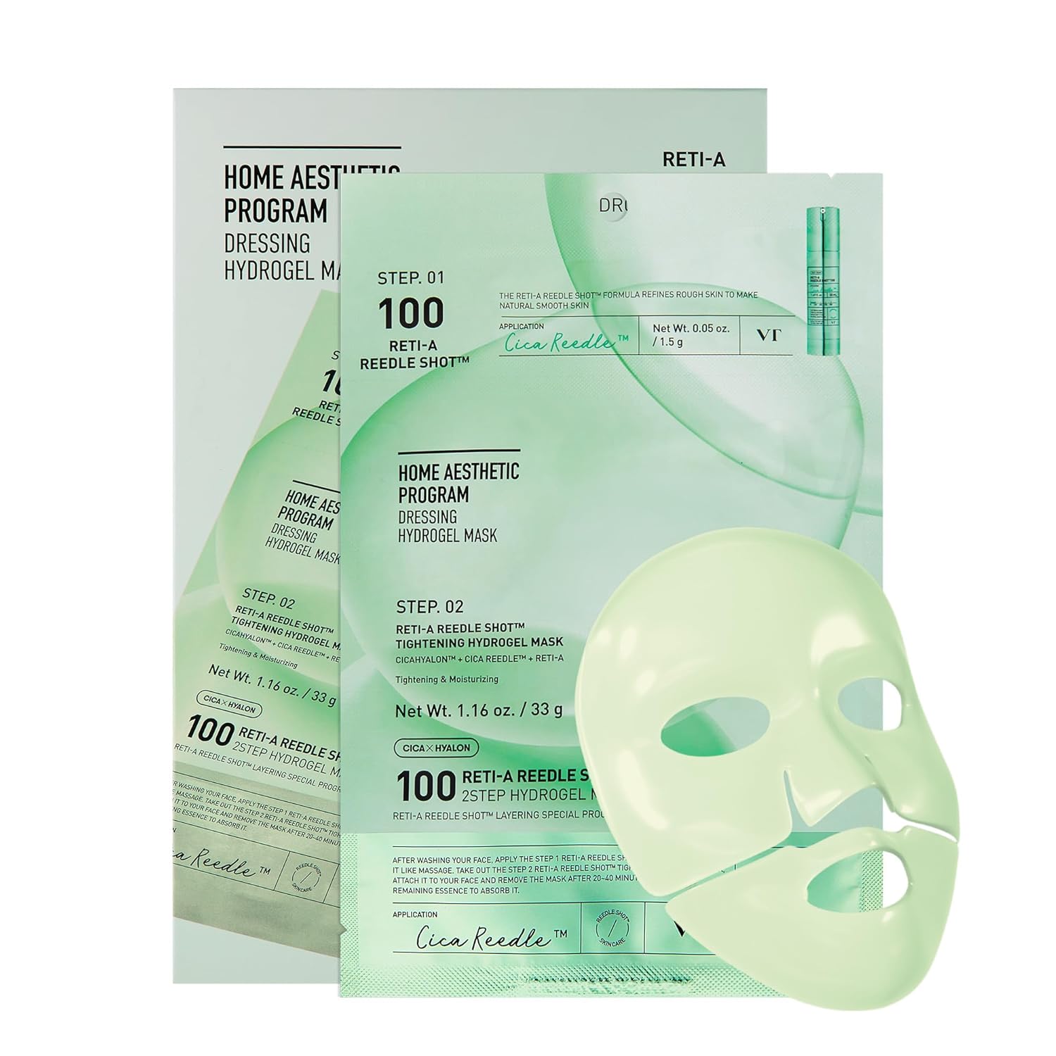 VT Reti-A Reedle Shot Tightening Hydrogel Mask by AsiaBeautyMall