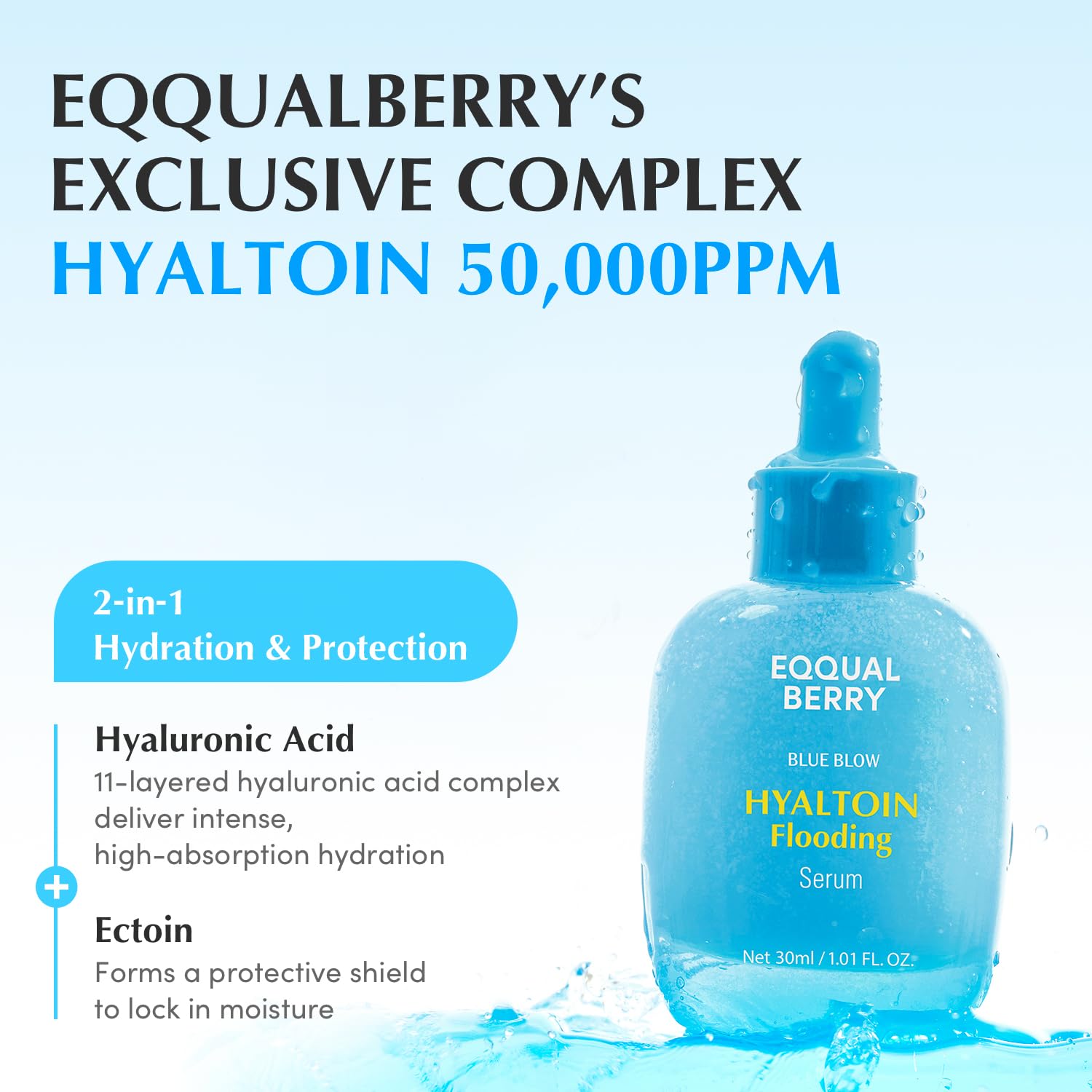 EQQUALBERRY Hyaltoin Flooding Serum by AsiaBeautyMall