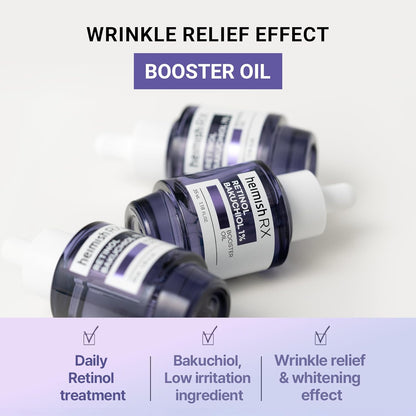 Heimish RX Retinol Bakuchiol 1% Booster Oil by AsiaBeautyMall