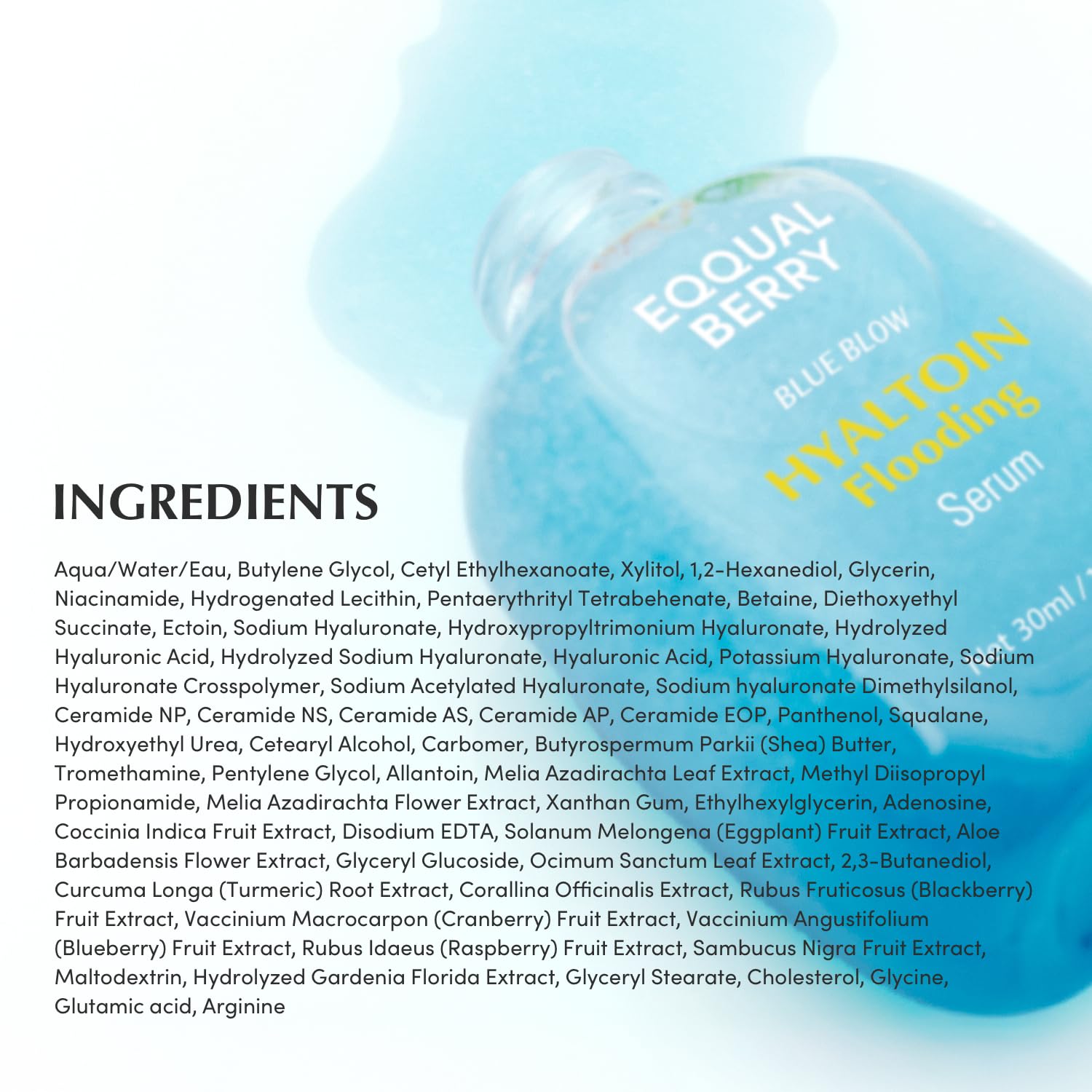 EQQUALBERRY Hyaltoin Flooding Serum by AsiaBeautyMall