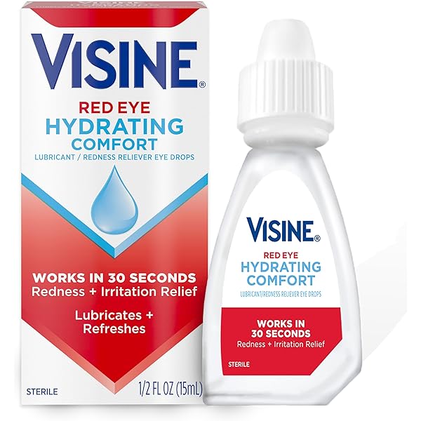Visine Red Eye Drops, Hydrating Comfort 15ml by Pasteur Pharmacy