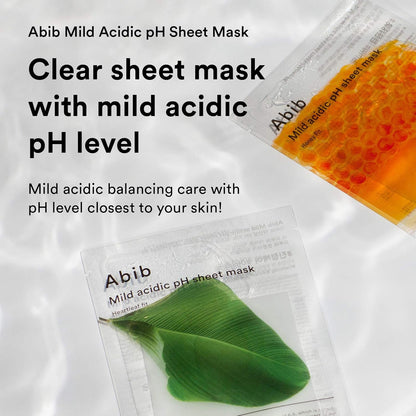 Abib Mild Acidic pH Sheet Mask by AsiaBeautyMall