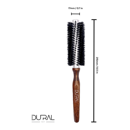 Dural Hair Brush 12 Rows Wood/Steel Pure Wild Boar Bristles by Pasteur Pharmacy
