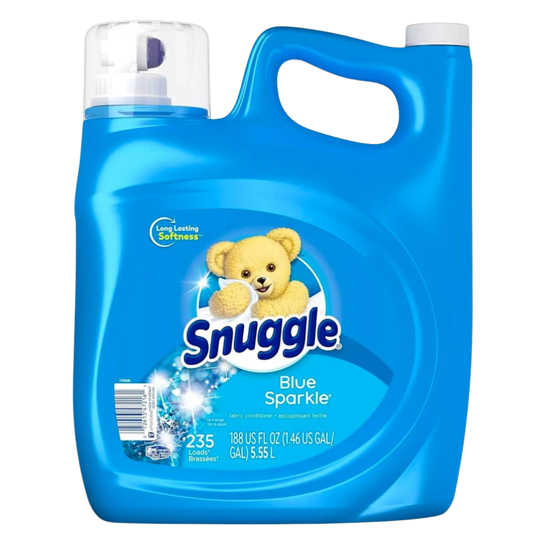 Snuggle Blue Sparkle Ultra Liquid Fabric Softener (188oz) by Farmacias Savia