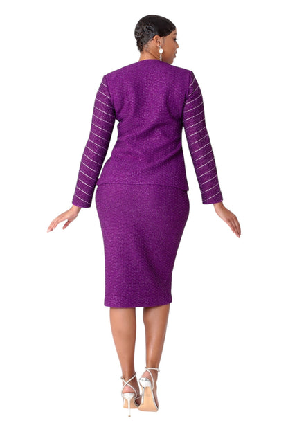 Shimmer Knit Suit | 7302 by Tally Taylor