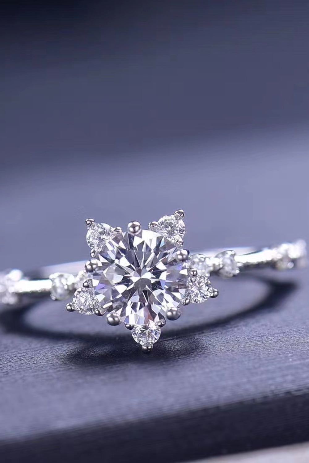 1 Carat Brilliant Round Cut Sparkala™ 6-Prong Ring by Sparkala