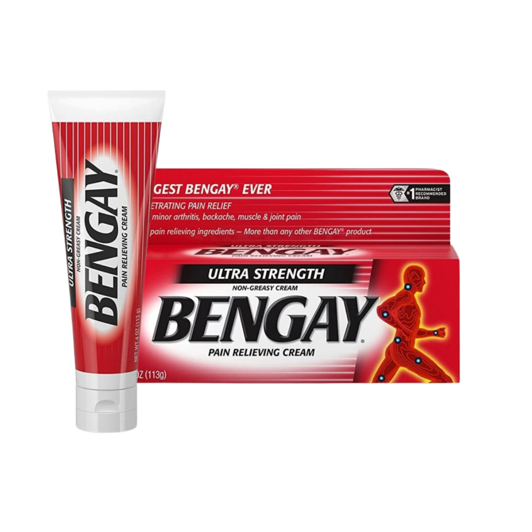 Bengay Ultra Strength Non-Greasy Pain Relieving Cream (4oz) by Farmacias Savia