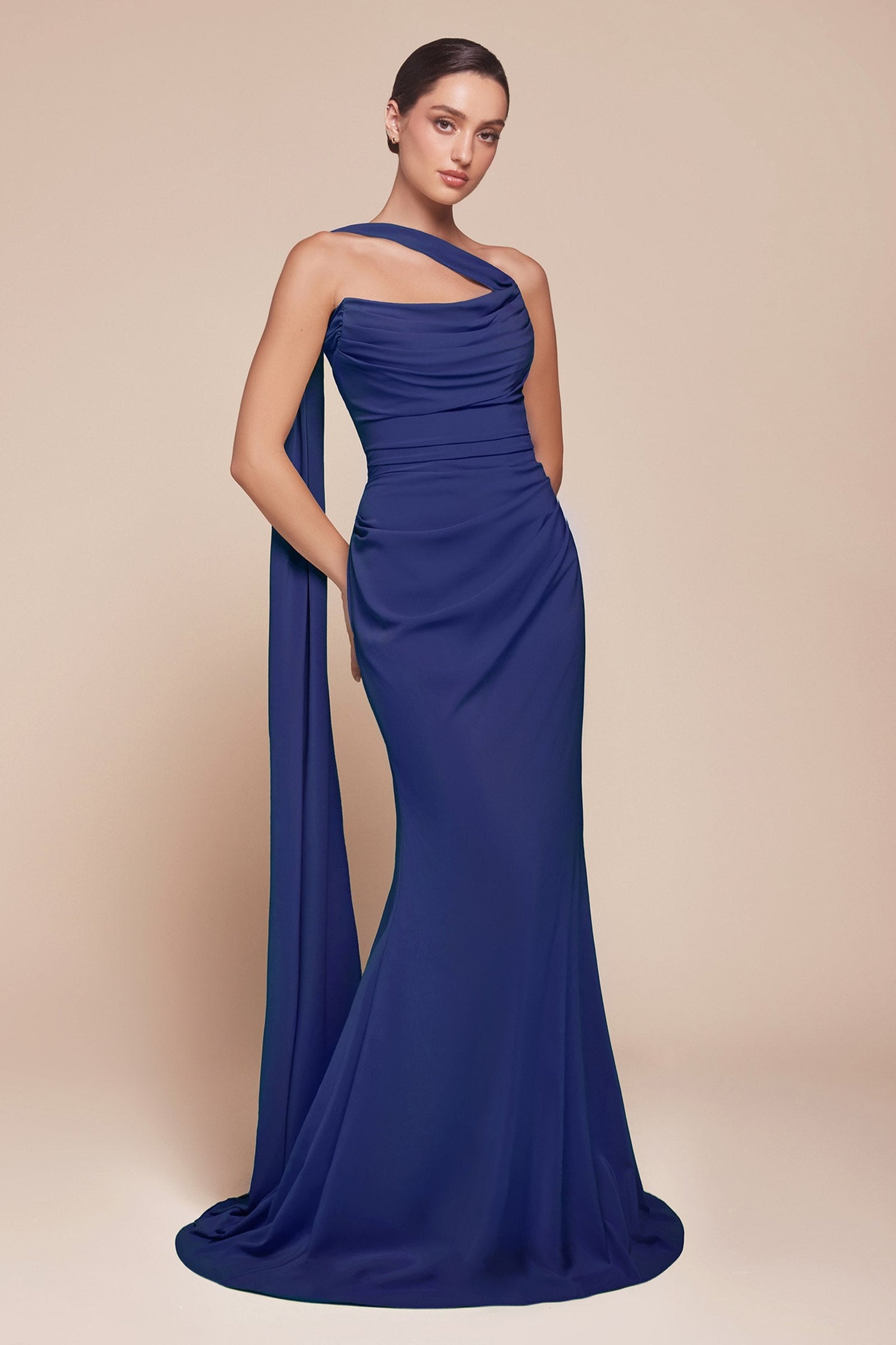 Ladivine 7433 Dress Versatile Tie Chiffon Strapless Bridesmaid Dress by DiscountDressShop