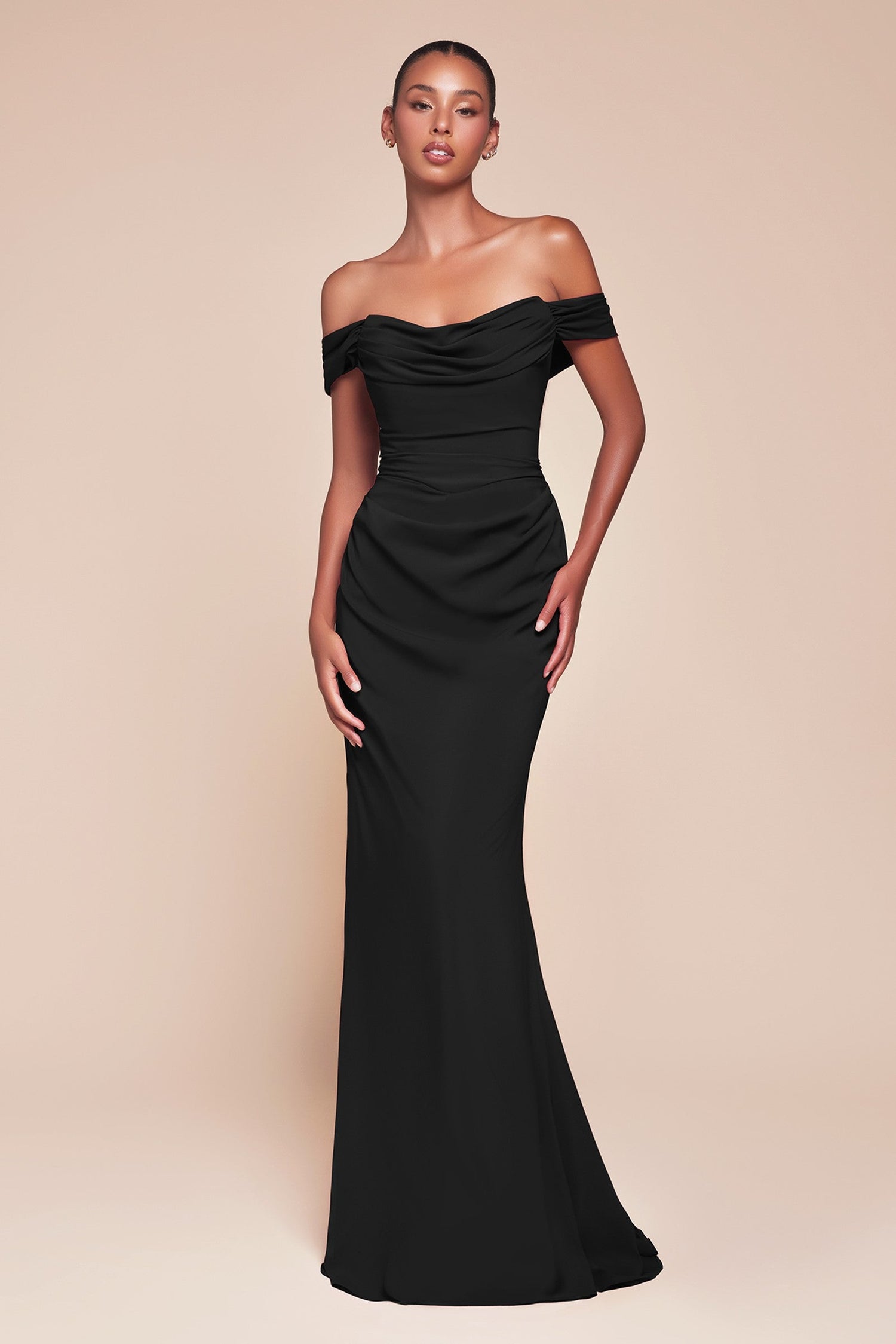 Ladivine 7433 Dress Versatile Tie Chiffon Strapless Dress by DiscountDressShop