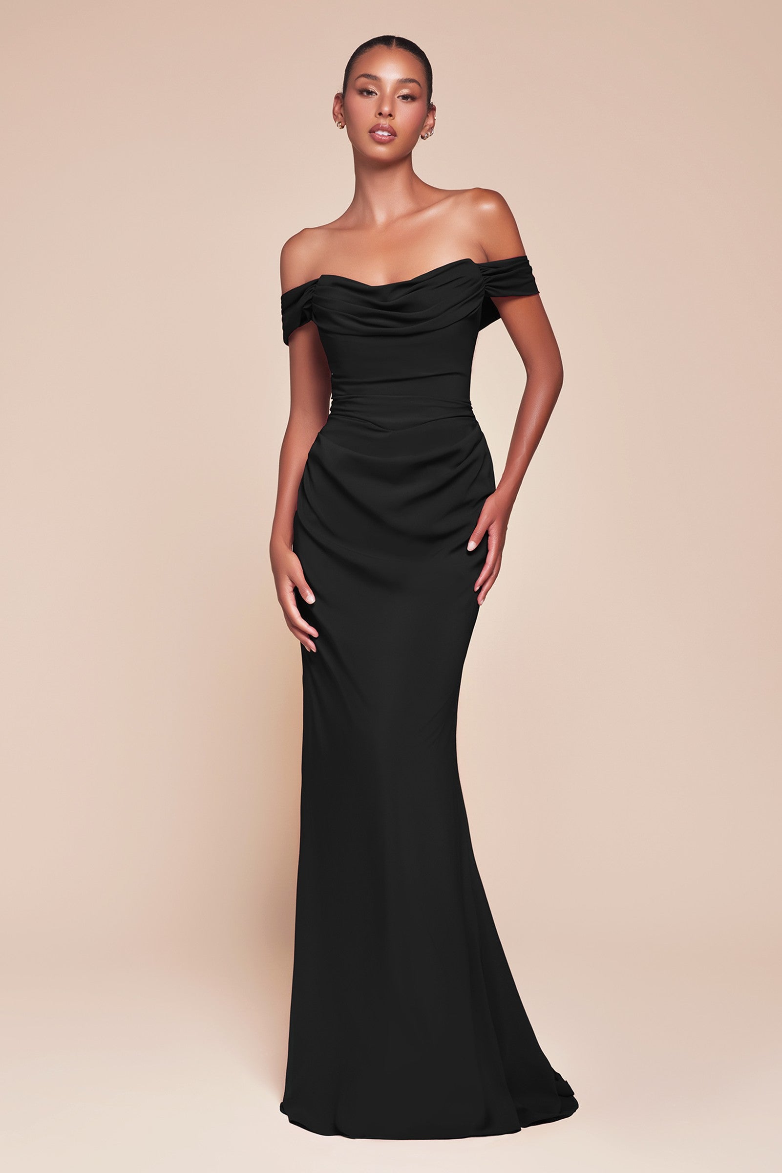 Ladivine 7433 Dress Versatile Tie Chiffon Strapless Bridesmaid Dress by DiscountDressShop